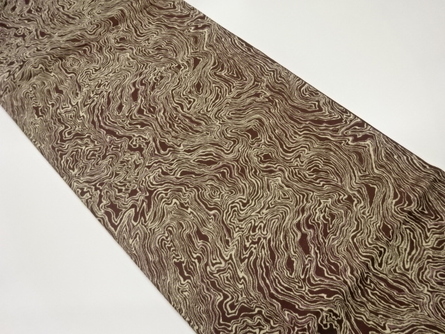 抽象模様織出し袋帯